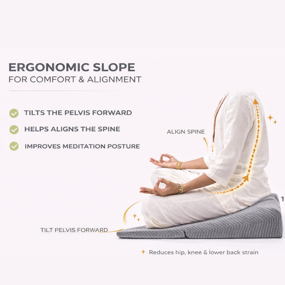 Meditation Cushion for Yoga, Meditation & Vipashyana