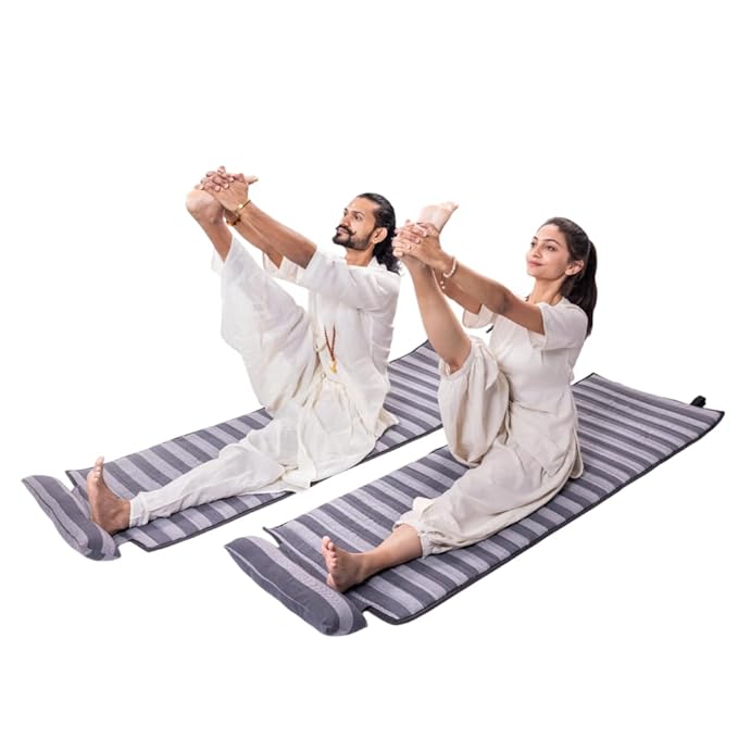 Mindbliss Anti-Skid Yoga & Meditation Mat with Foam and TPE Bottom Surface (Space Grey)
