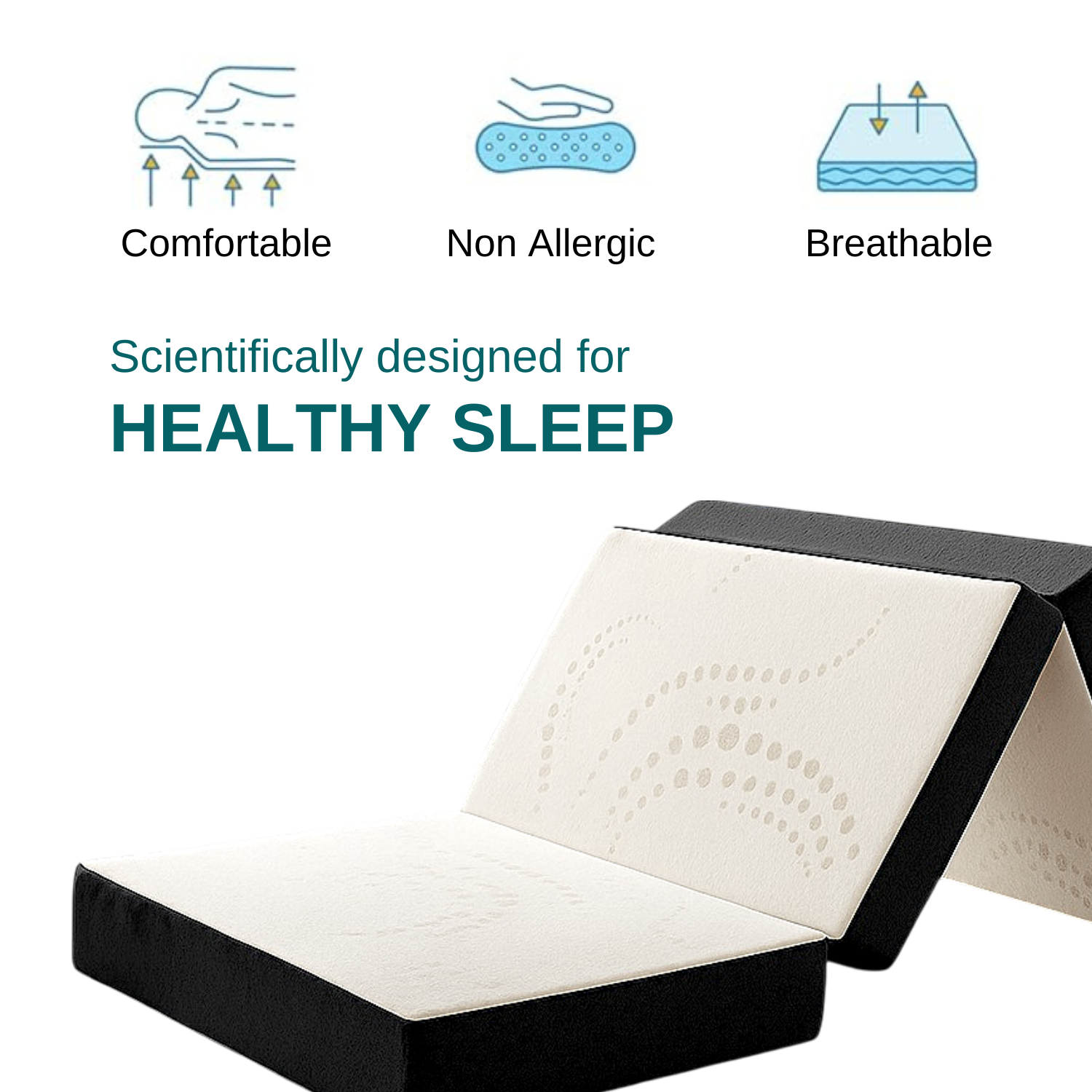 Premium Tri Fold Hight Density Foam Mattress